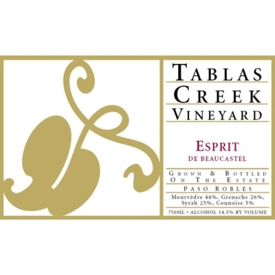 Tablas Creek Esprit de Tablas Rouge 2020 (12x75cl)