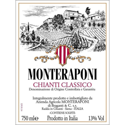 Monteraponi Chianti Classico 2022 (6x75cl)