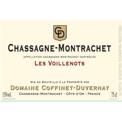 Coffinet Duvernay Chassagne-Montrachet Voillenots Dessous 2020 (6x75cl)