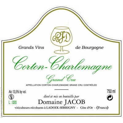 Jacob Corton-Charlemagne Grand Cru 2021 (6x75cl)