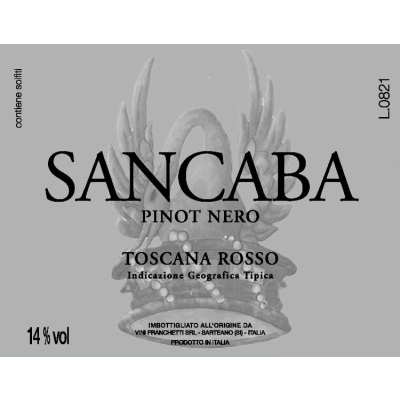 Franchetti Sancaba Pinot Nero 2013 (6x75cl)