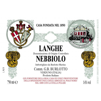Burlotto Langhe Nebbiolo 2021 (6x75cl)