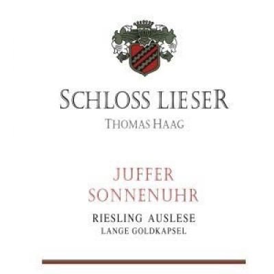 Schloss Lieser Brauneberger Juffer Sonnenuhr Riesling Auslese Auktion 2014 (6x75cl)