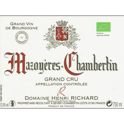 Henri Richard Mazoyeres-Chambertin Grand Cru 2016 (6x75cl)