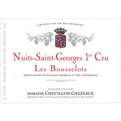 Chevillon-Chezeaux Nuits Saint Georges Bousselots 2016 (6x75cl)