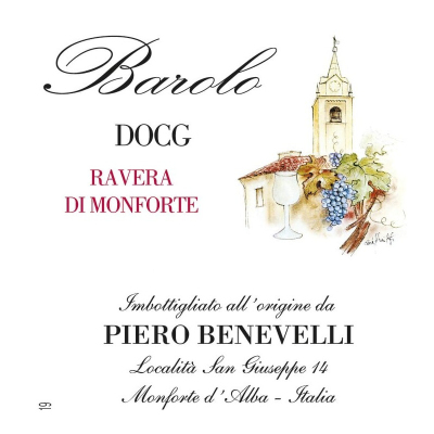 Benevelli Piero Barolo Ravera Monforte 2019 (6x75cl)