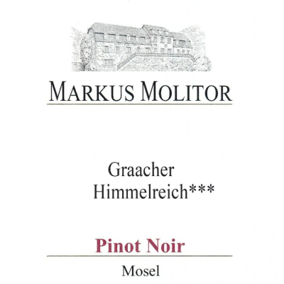 Markus Molitor Graacher Himmelreich Pinot Noir 3* Fass 1 2014 (6x75cl)