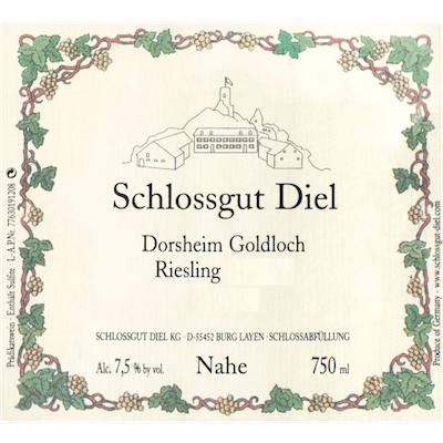 Schlossgut Diel Dorsheimer Goldloch Riesling Auslese Goldkapsel Auktion 2009 (1x150cl)