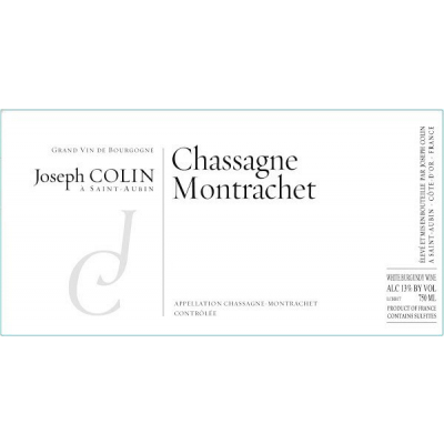 Joseph Colin Chassagne Montrachet Blanc 2020 (6x75cl)