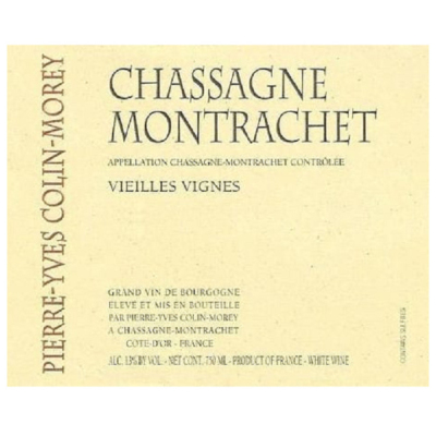 Pierre Yves Colin Morey Chassagne-Montrachet Vv 2016 (6x75cl)
