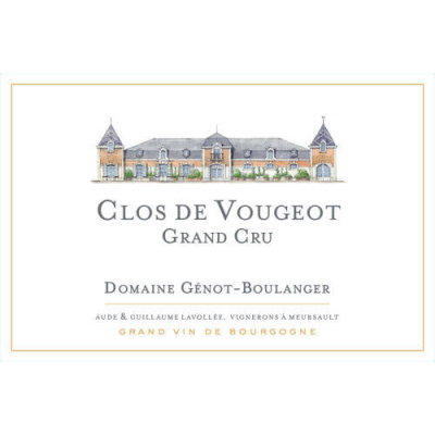 Genot Boulanger Clos Vougeot Grand Cru 2020 (6x75cl)