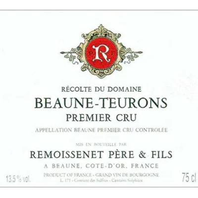 Remoissenet Pere Fils Beaune 1er Cru Les Teurons 2020 (6x75cl)