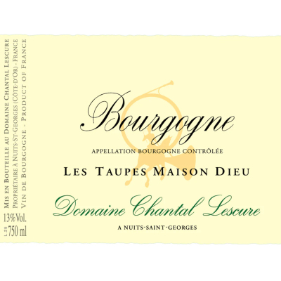 Chantal Lescure Bourgogne Taupes Maison Dieu 2019 (12x75cl)