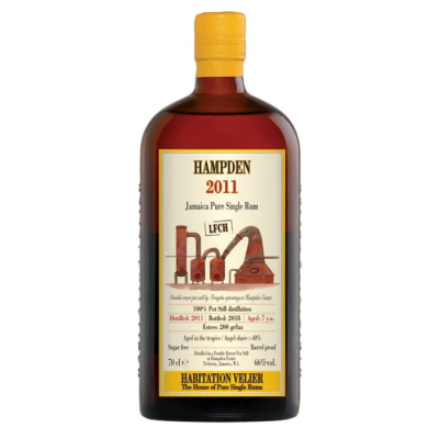 Hampden (Habitation Velier) Pure Single Rum LFCH 7YO Bottled 2018 2011 (1x70cl)