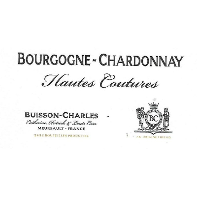 Buisson Charles Bourgogne Chardonnay Hautes Coutures 2020 (12x75cl)