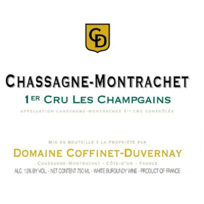 Coffinet Duvernay Chassagne Montrachet 1er Cru Les Champgains 2020 (6x75cl)
