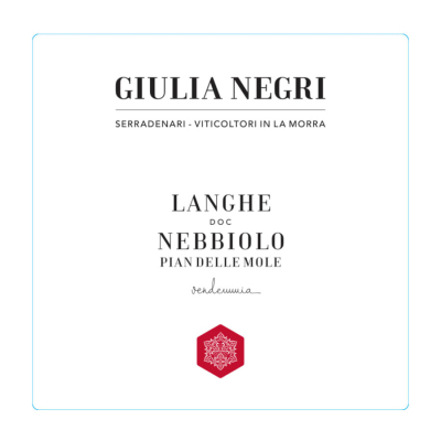 Giulia Negri Langhe Pian Delle Mole Nebbiolo 2018 (6x75cl)