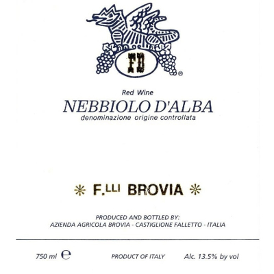 Brovia Nebbiolo d'Alba 2018 (6x75cl)