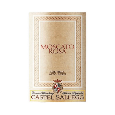 Castel Sallegg Moscato Rosa 2016 (1x150cl)