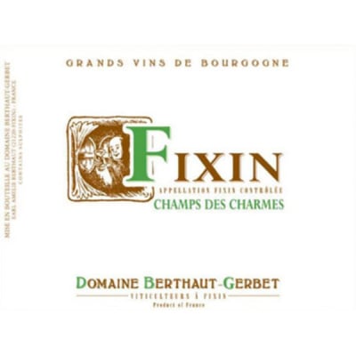 Berthaut-Gerbet Fixin Champs des Charmes 2022 (12x75cl)