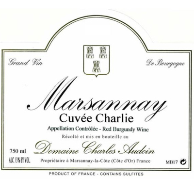 Domaine Charles Audoin Marsannay Cuvee Charlie Blanc 2021 (6x75cl)