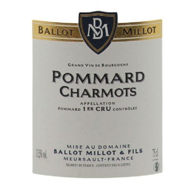 Ballot Millot Pommard 1er Cru Les Charmots 2020 (6x75cl)