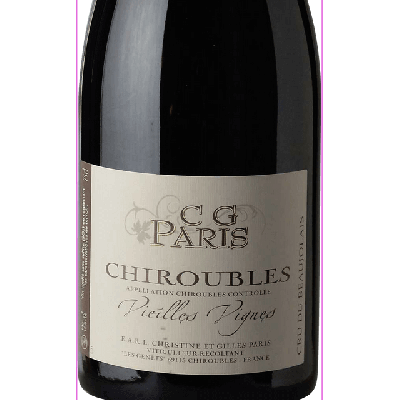 CG Paris Chiroubles Vieilles Vignes 2015 (12x75cl)