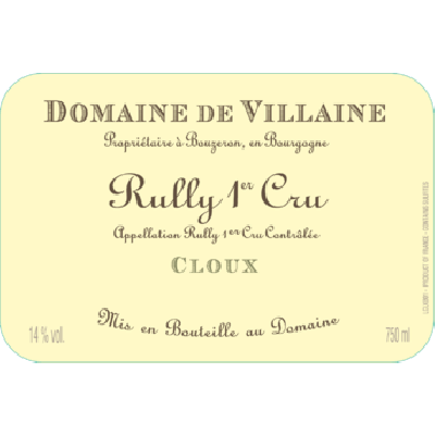 Aubert et Pamela Villaine Rully 1 Cru Les Cloux 2020 (6x75cl)