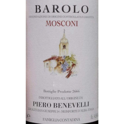 Piero Benevelli Barolo Mosconi 2019 (6x75cl)