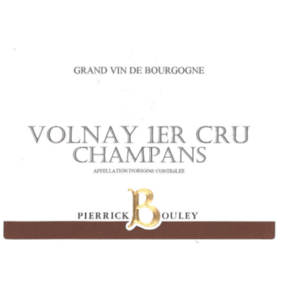 Pierrick Bouley Volnay 1er Cru Champans 2019 (1x75cl)