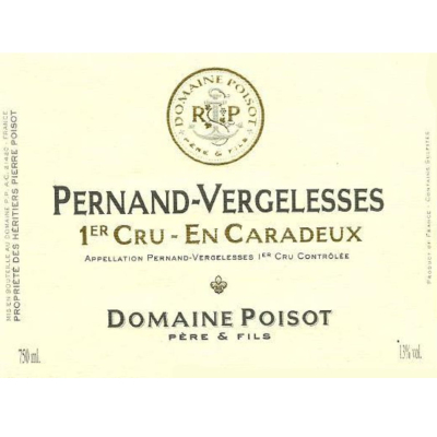 Domaine Poisot Pernand-Vergelesses 1er Cru En Caradeux 2022 (6x75cl)