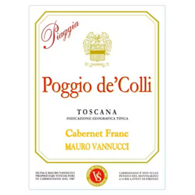 Piaggia Poggio de'Colli Cabernet Franc 2020 (6x75cl)
