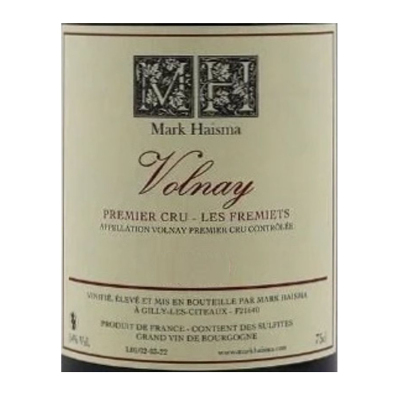 Mark Haisma Volnay 1er Cru Fremiets 2020 (6x75cl)