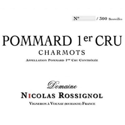 Nicolas Rossignol Pommard 1er Cru Les Charmots 2019 (12x75cl)
