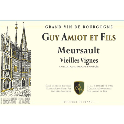 Guy Amiot et Fils Meursault Vieilles Vignes 2020 (6x75cl)