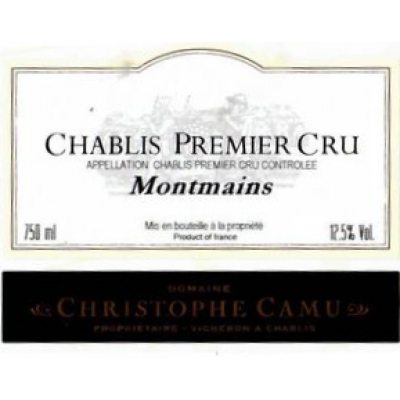 Christophe Camu Chablis 1er Cru Montmains 2020 (6x75cl)