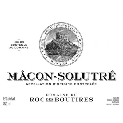 Domaine du Roc des Boutires, Macon, Solutre 2022 (6x75cl)