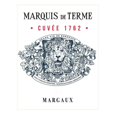 Marquis de Terme Cuvee 1762 2019 (6x75cl)