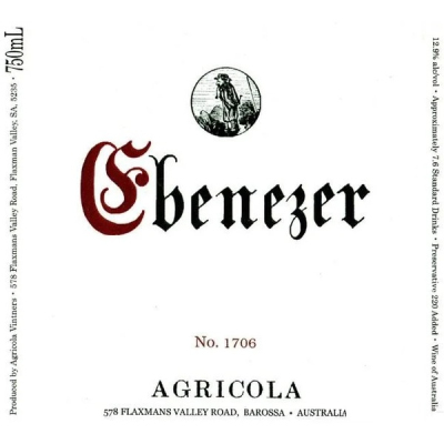 Agricola, Ebenezer Shiraz, Barossa Valley 2021 (1x75cl)