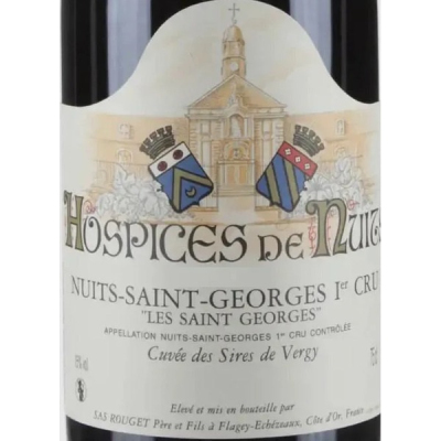 Hospices de Nuits (Emmanuel Rouget), Nuits-Saint-Georges Premier Cru, Les Saint-Georges Cuvee des Sires de Vergy 2019 (12x75cl)