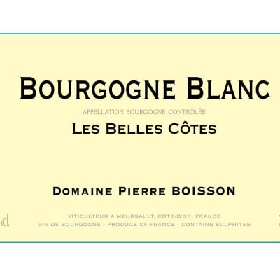 Pierre Boisson Bourgogne Les Belles Cotes 2019 (12x75cl)