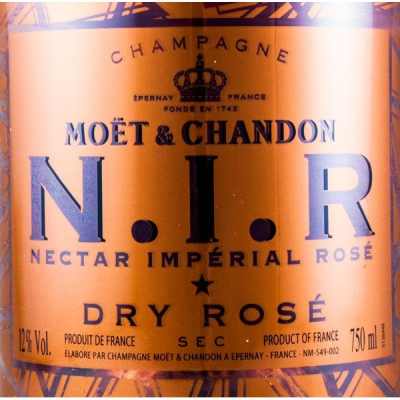 Moet & Chandon N.I.R. Nectar Imperial Rose Sec NV (6x75cl)