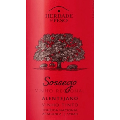Herdade do Peso, Sossego Tinto, Alentejano 2023 (6x75cl)