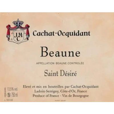 Cachat-Ocquidant Beaune Saint Desire 2021 (6x75cl)
