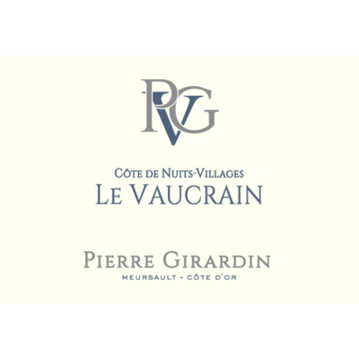 Pierre Girardin Cote de Nuits-Villages Le Vaucrain 2022 (6x75cl)