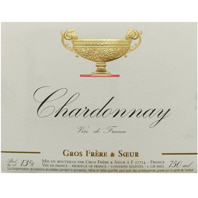 Gros Frere et Soeur Chardonnay VdF 2022 (6x75cl)