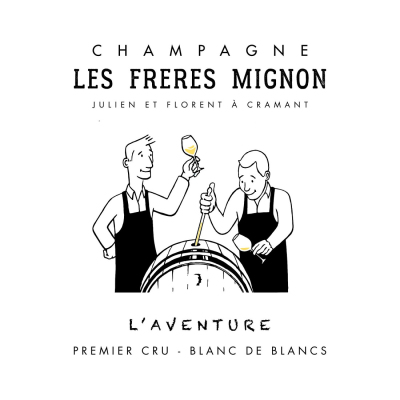 Les Freres Mignon L'Aventure Blanc de Blancs 1er Cru NV (1x75cl)