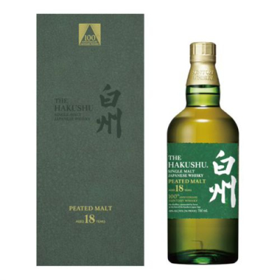 Hakushu (Suntory) Single Malt Peated Malt 100th Anniversary Suntory Whisky 18YO NV (6x70cl)