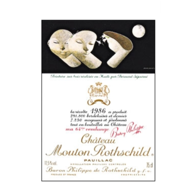 Mouton Rothschild 1986 (10x75cl)