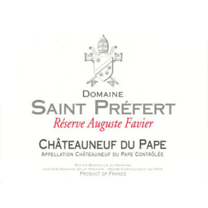 Saint Prefert Chateauneuf-du-Pape Reserve Auguste Favier 2018 (6x75cl)